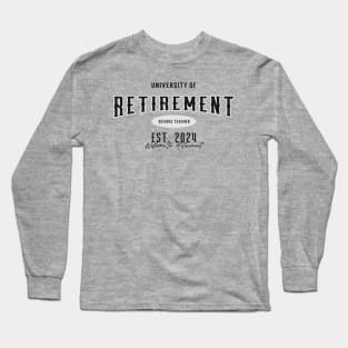 Science Teacher Retirement 2024 Long Sleeve T-Shirt